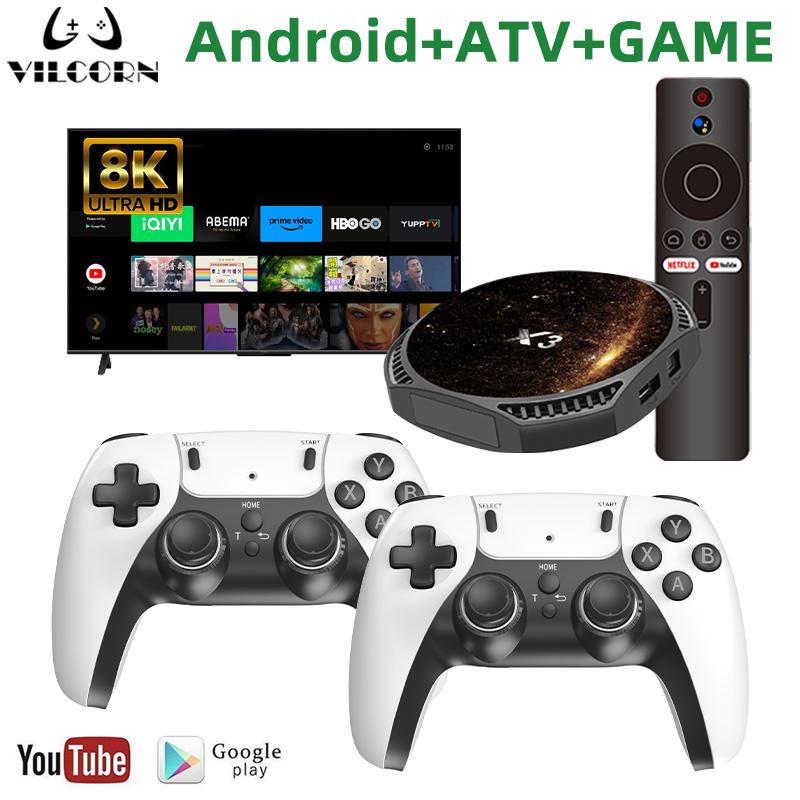 VILCORN S905 X3 ТВ-игровая приставка 4K HDR Wi-Fi Fire Ретро игровая консоль для PS1/PSP/N64/GBA Android 13,0 4K TV для Netflix Youtube
VILCORN S905 X3 ТВ-игровая приставка 4K HDR Wi-Fi Fire Ретро игровая консоль для PS1/PSP/N64/GBA Android 13,0 4K TV для Netflix Youtube