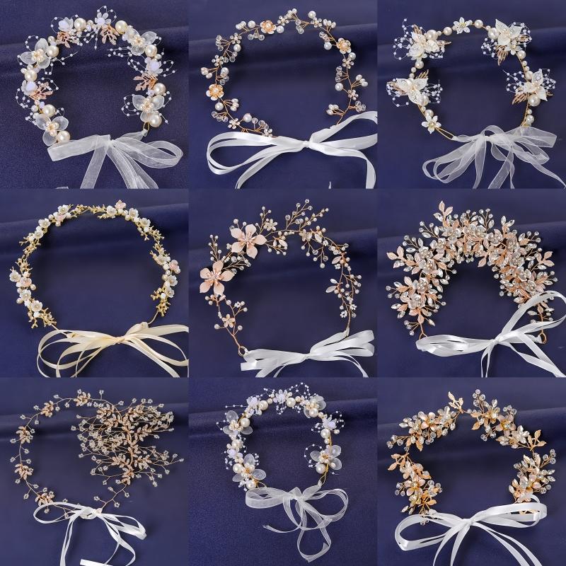 Gold Color Flower Leaf Hairband Tiara For Women Party Crystal Pearl Headband Bridal Wedding Hair Accessories Jewelry Comb Band
Gold Color Flower Leaf Hairband Tiara For Women Party Crystal Pearl Headband Bridal Wedding Hair Accessories Jewelry Comb Band