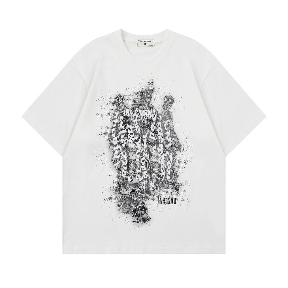 Abstract Print Short Sleeve Tshirt Unisexs Summer High Street Loose Drop Shoulder Crew Neck HalfSleeve Cotton Tee Unisex S
Abstract Print Short Sleeve Tshirt Unisexs Summer High Street Loose Drop Shoulder Crew Neck HalfSleeve Cotton Tee Unisex S