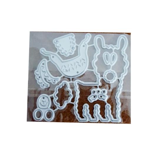 Симпатичні матриці для вирізання альпаки, DIY, скрапбукінг, тиснення, паперова листівка, декоративна форма, трафарет срібний
Симпатичні матриці для вирізання альпаки, DIY, скрапбукінг, тиснення, паперова листівка, декоративна форма, трафарет срібний