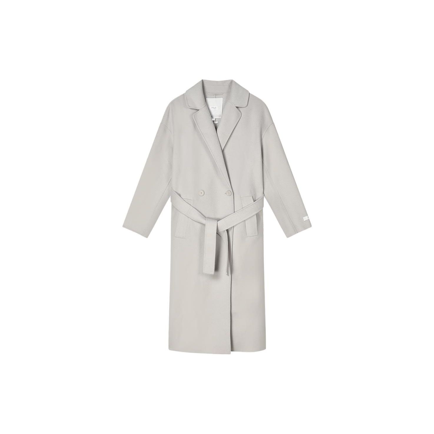 FILA Solid Color Long Woolen Coat Women coats Warm-Gray F11W345701F-GY M
FILA Solid Color Long Woolen Coat Women coats Warm-Gray F11W345701F-GY M