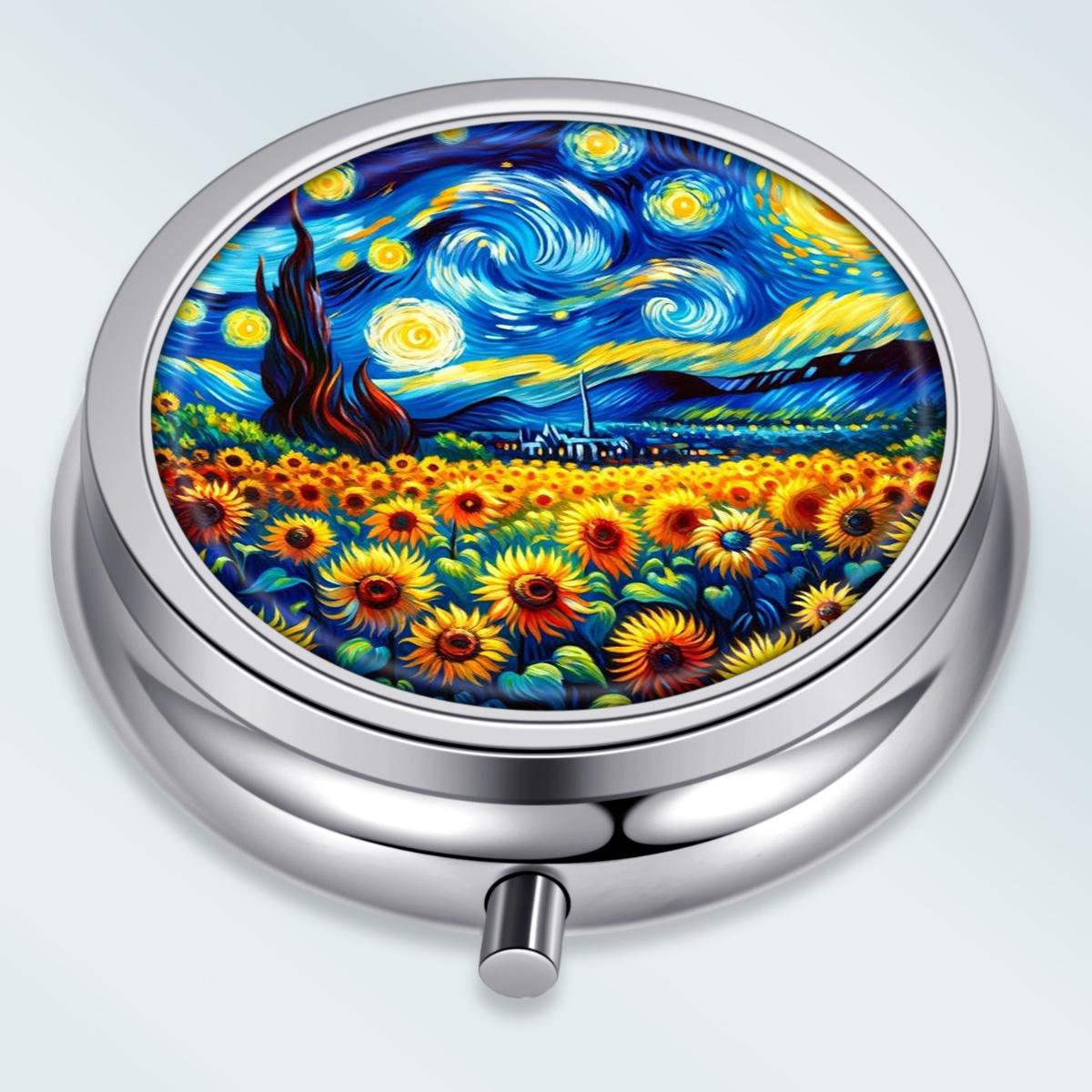 Portable Pill Box with 3 Compartments, Mini Metal Medicine Organizer Case, Cute Printed Pill Container for Vitamins, Pills, Jewelry, Travel, Daily Use разноцветный
Portable Pill Box with 3 Compartments, Mini Metal Medicine Organizer Case, Cute Printed Pill Container for Vitamins, Pills, Jewelry, Travel, Daily Use разноцветный
