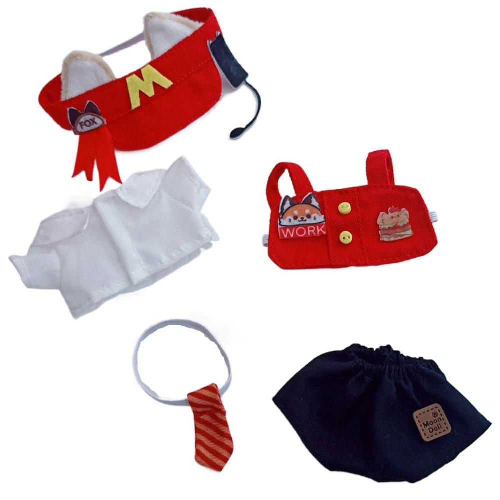 Официант Лабубу Плюшевая кукла Наряд Мини Хлопковая одежда для куклы Макдональдс Детские игрушки для девочек красный
Официант Лабубу Плюшевая кукла Наряд Мини Хлопковая одежда для куклы Макдональдс Детские игрушки для девочек красный