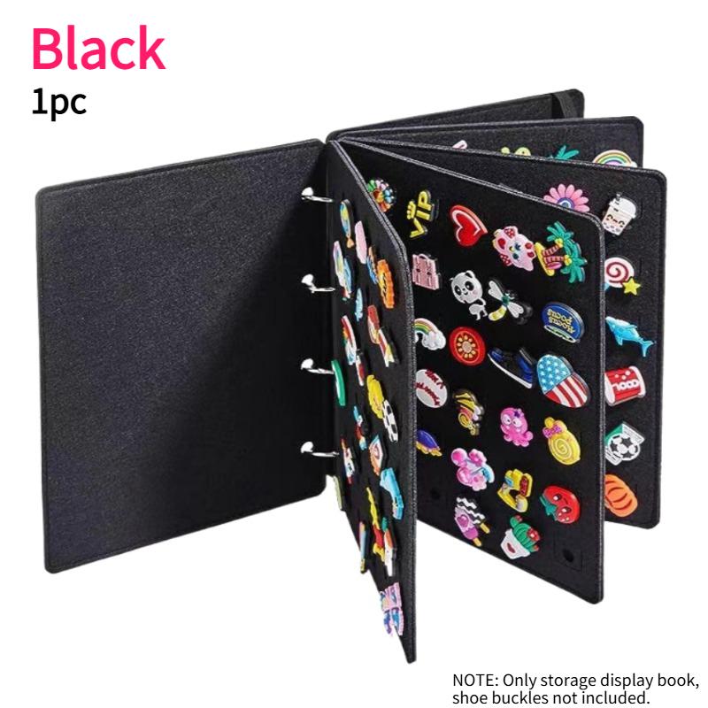 1/2/3pcs Shoe Buckle Organizer Jewelry Badge Storage Display Stand Book Page Turning Shoe Charm Holder with 120 Holes Collection
1/2/3pcs Shoe Buckle Organizer Jewelry Badge Storage Display Stand Book Page Turning Shoe Charm Holder with 120 Holes Collection