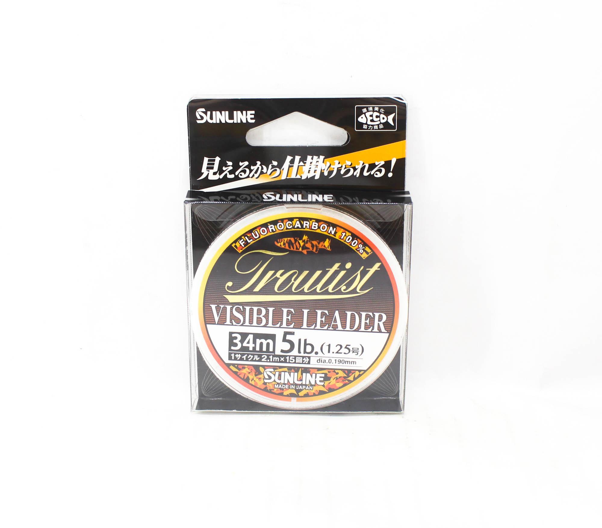 Флюорокарбоновый поводок Sunline Видимый поводок Troutist HG 34 м 5 фунтов (5223) 
Флюорокарбоновый поводок Sunline Видимый поводок Troutist HG 34 м 5 фунтов (5223)
