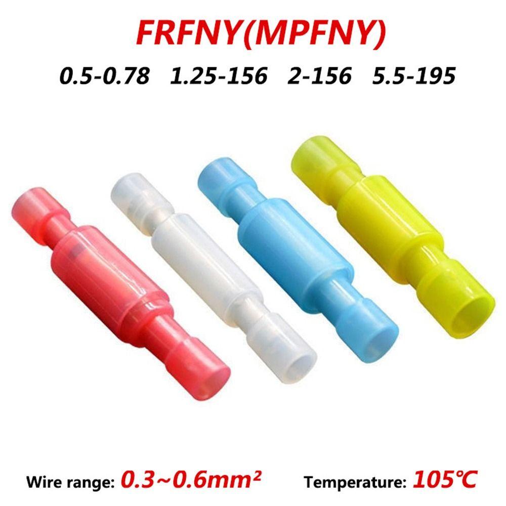 20 шт./компл., разъем для проводов в форме пули, нейлоновые клеммы для проводов, прочные обжимные клеммы