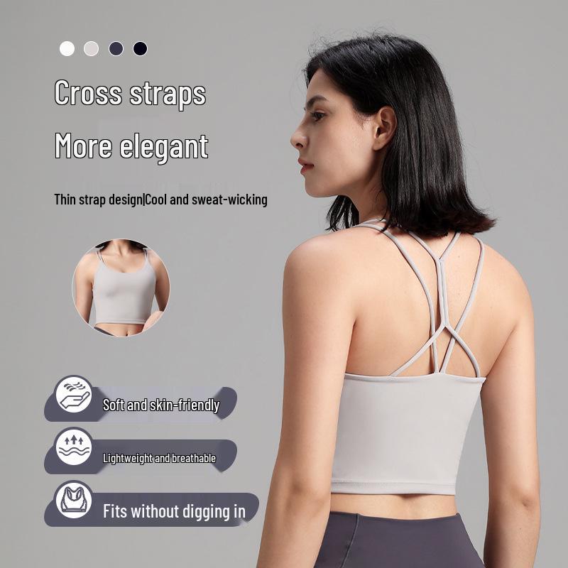 Solid Color High-Intensity Shockproof Yoga Sports Bra with Beautiful Back Design XS синій/сірий колір
Solid Color High-Intensity Shockproof Yoga Sports Bra with Beautiful Back Design XS синій/сірий колір