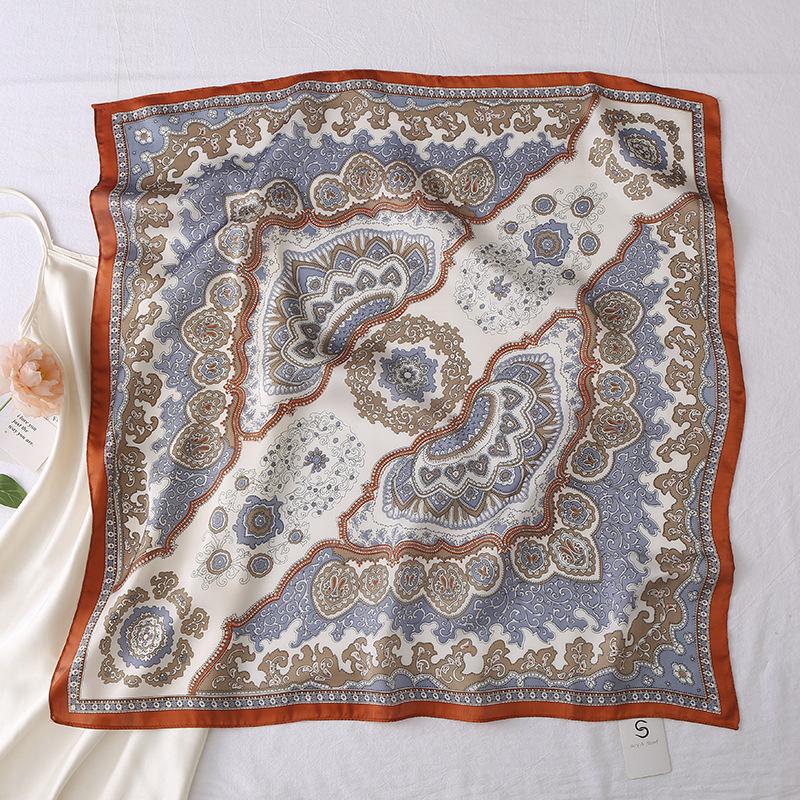 Spring and Autumn New Cashew Nut Flower Silk Scarf Women s Versatile Decorative Small Square Scarf Professional Scarf and Shirt 70*70cm
Spring and Autumn New Cashew Nut Flower Silk Scarf Women s Versatile Decorative Small Square Scarf Professional Scarf and Shirt 70*70cm
