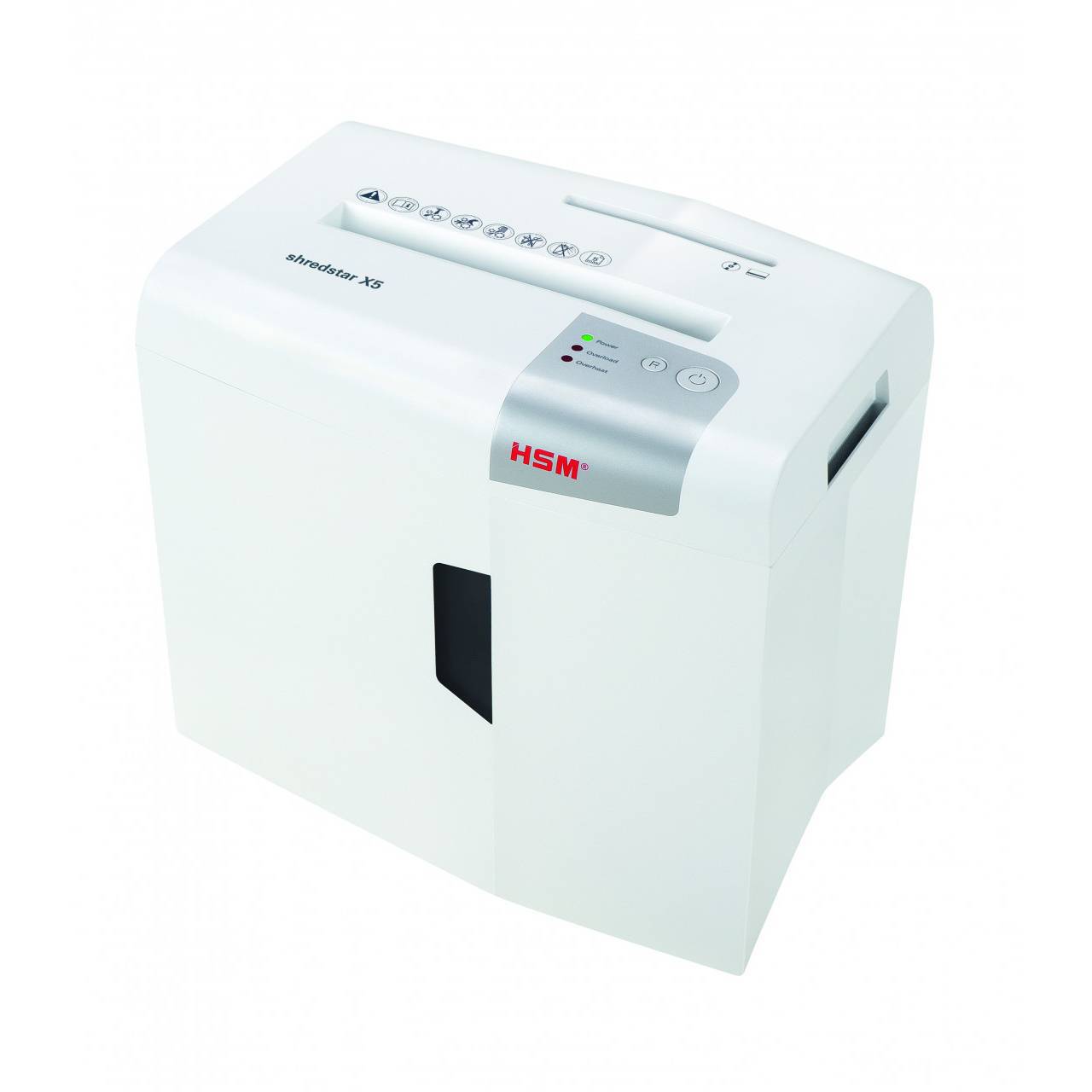 Shredder Hsm Shredstar X5-4 5x30 sec p-4 Fragments Of 6 Sheets 18ltr Paper Clips Staples Square Cards Cd
Shredder Hsm Shredstar X5-4 5x30 sec p-4 Fragments Of 6 Sheets 18ltr Paper Clips Staples Square Cards Cd