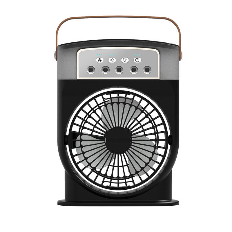 New 5-Hole Mini Air Conditioning Fan: Humidifying, Cooling, Night Light Feature Plug-in Version чорний
New 5-Hole Mini Air Conditioning Fan: Humidifying, Cooling, Night Light Feature Plug-in Version чорний