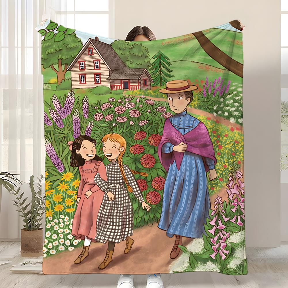 Anne of Green Gables Throw Kid-Friendly Flannel Throw Blanket Soft Warm Anti-Static Washable All Season 75x90cm
Anne of Green Gables Throw Kid-Friendly Flannel Throw Blanket Soft Warm Anti-Static Washable All Season 75x90cm