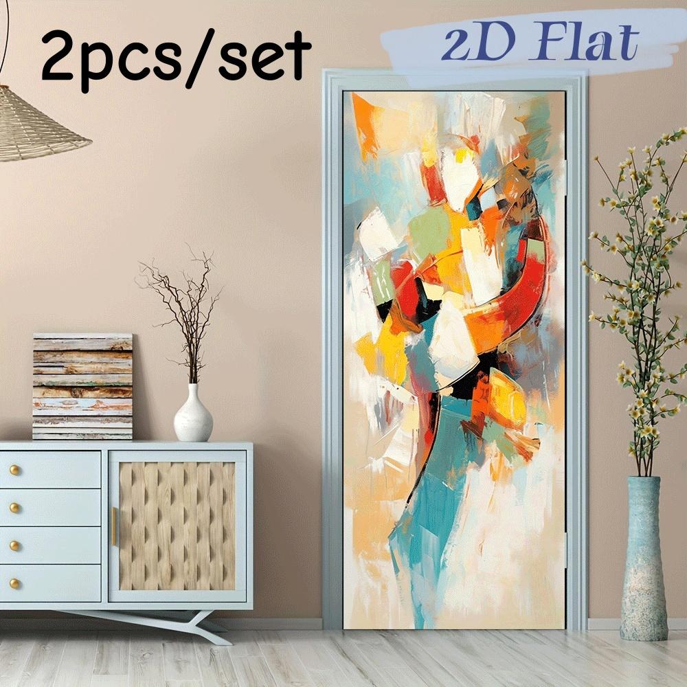 2pcs Modern Abstract Art Geometric Color Block Character Decoration Wall Stickers Living Room Entrance Corridor Creative Wall St (as the picture,38.5x200cmx2)
2pcs Modern Abstract Art Geometric Color Block Character Decoration Wall Stickers Living Room Entrance Corridor Creative Wall St (as the picture,38.5x200cmx2)