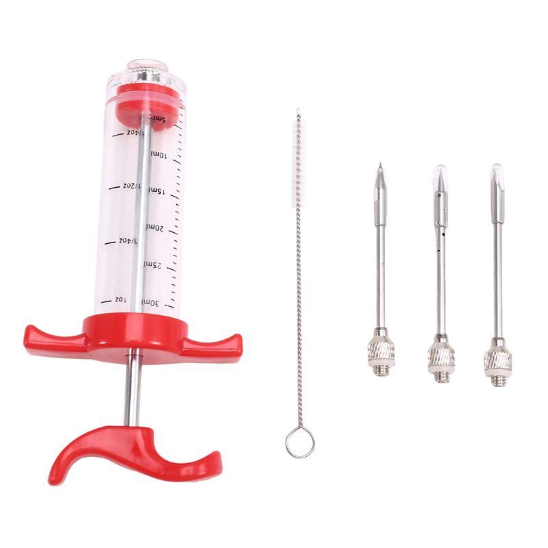 AEE4-Plastic Meat Injector Kit, Turkey Marinade Injector With Capacity, BBQ And Grill Syringefor Enhanced Flavor,
AEE4-Plastic Meat Injector Kit, Turkey Marinade Injector With Capacity, BBQ And Grill Syringefor Enhanced Flavor,