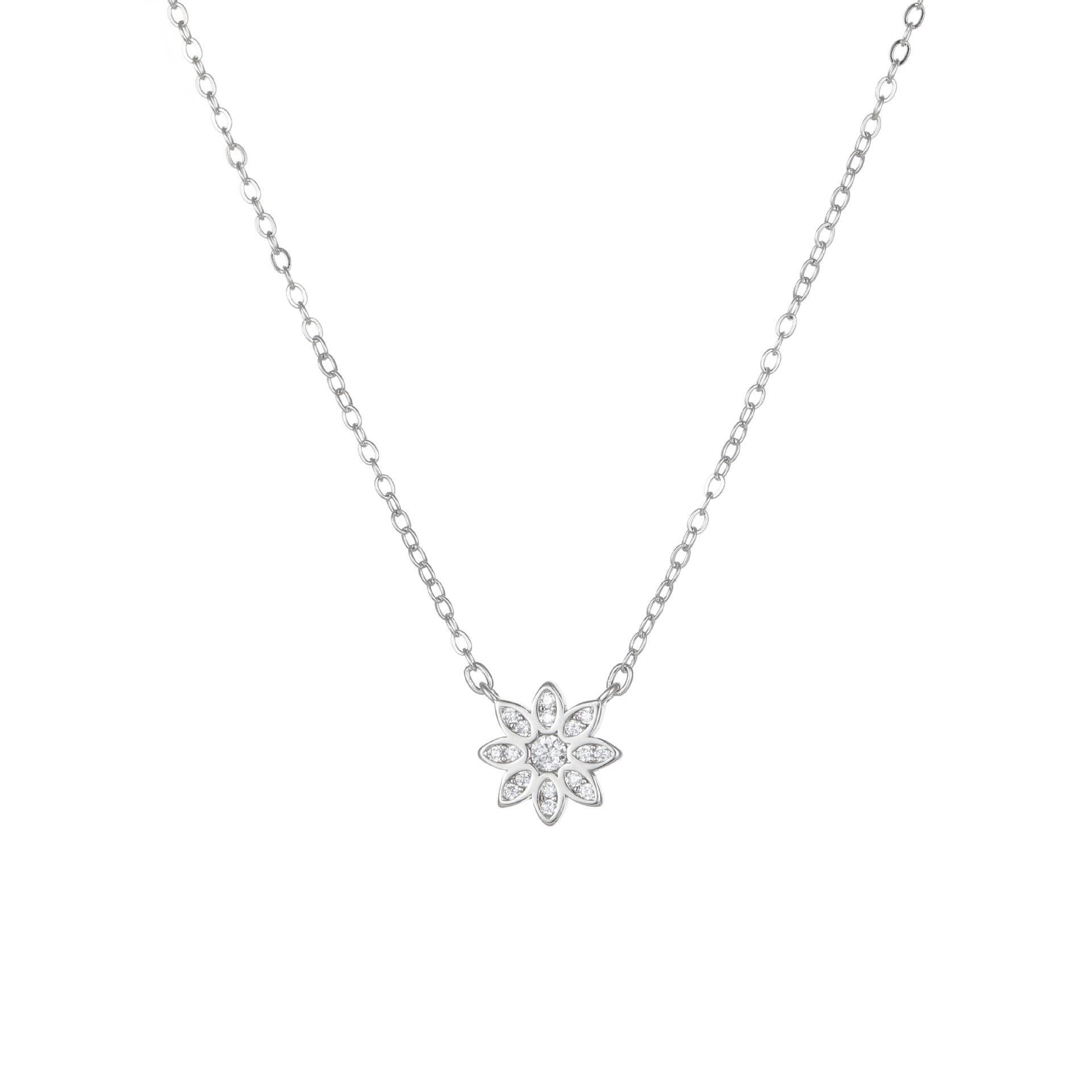 18K Gold-Plated Sunflower Daisy Sterling Silver Necklace for Women - High-End, Versatile Clavicle Chain. S925 Silver
18K Gold-Plated Sunflower Daisy Sterling Silver Necklace for Women - High-End, Versatile Clavicle Chain. S925 Silver