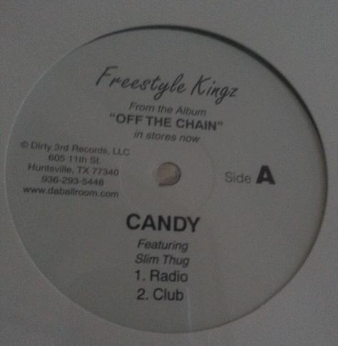 12-дюймовая пластинка FREESTYLE KINGZ - Candy / Drop It NONE Dirty 3rd Record 2002 US Rap & Hip-Hop/R&B б/у
12-дюймовая пластинка FREESTYLE KINGZ - Candy / Drop It NONE Dirty 3rd Record 2002 US Rap & Hip-Hop/R&B б/у