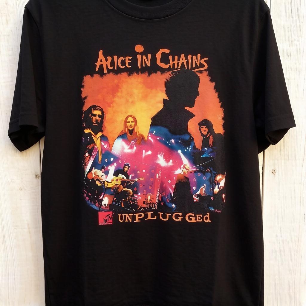 Alice in Chains Band MTV Solo Version 1996 Unisexs and Womens General Fit Black Cotton TShirt Casual Wear Retro TShirt Unisexs 4XL
Alice in Chains Band MTV Solo Version 1996 Unisexs and Womens General Fit Black Cotton TShirt Casual Wear Retro TShirt Unisexs 4XL