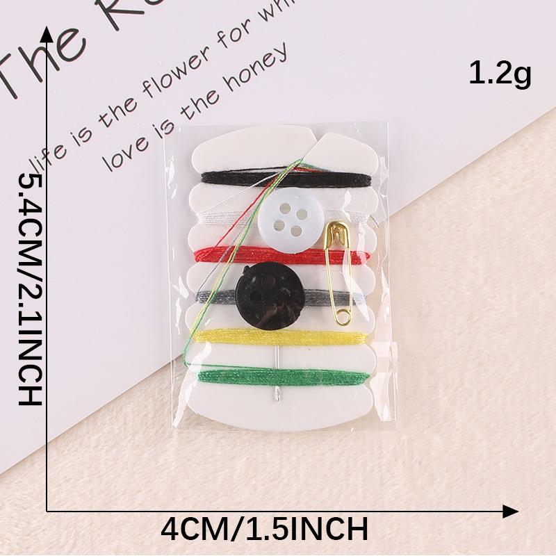 Портативный швейный набор Duoku: Одноразовый набор для рукоделия с 6 нитками и 1 иглой для использования дома и в гостинице.
Портативный швейный набор Duoku: Одноразовый набор для рукоделия с 6 нитками и 1 иглой для использования дома и в гостинице.