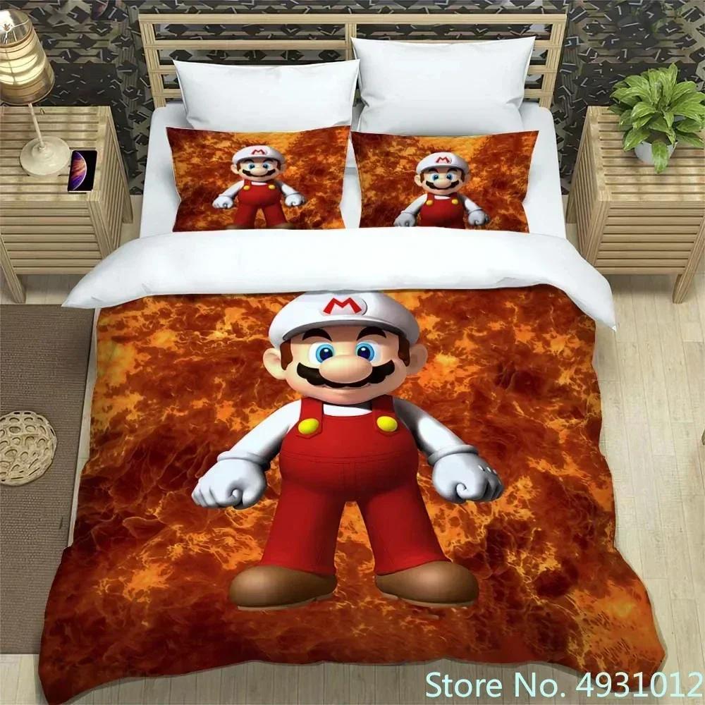 Anime Jumpman Super Mario Children Bedding Set Pillowcase Bedclothes Cartoon 3D Printed Kids Adult Boys Quilt Duvet Cover Gift EU SK(260*220cm)3pcs
Anime Jumpman Super Mario Children Bedding Set Pillowcase Bedclothes Cartoon 3D Printed Kids Adult Boys Quilt Duvet Cover Gift EU SK(260*220cm)3pcs