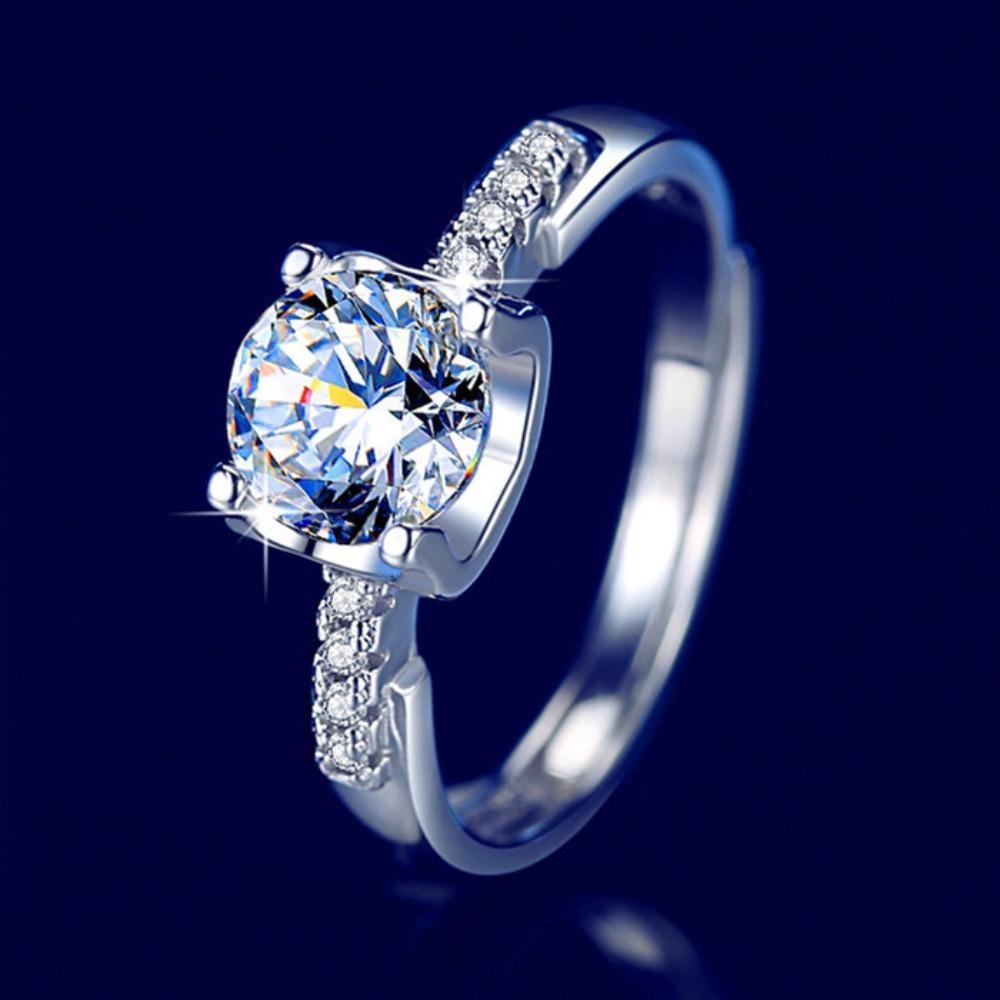 Luxury Sparkle 1 Carat High Quality 5A Zircon for Men Women Proposal Wedding Engagement Fashion Stainless Steel Finger Jewelry resizable
Luxury Sparkle 1 Carat High Quality 5A Zircon for Men Women Proposal Wedding Engagement Fashion Stainless Steel Finger Jewelry resizable