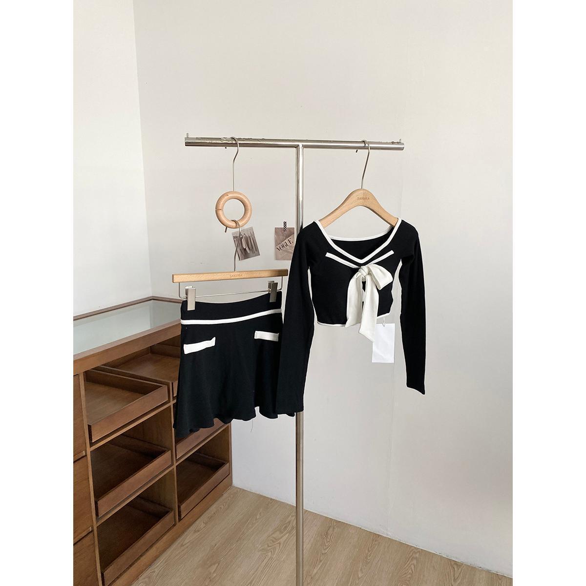 2026 Spring Pure Desire Bow Long-Sleeve T-shirt with High-Waisted Slim Skirt One Size чёрный
2026 Spring Pure Desire Bow Long-Sleeve T-shirt with High-Waisted Slim Skirt One Size чёрный