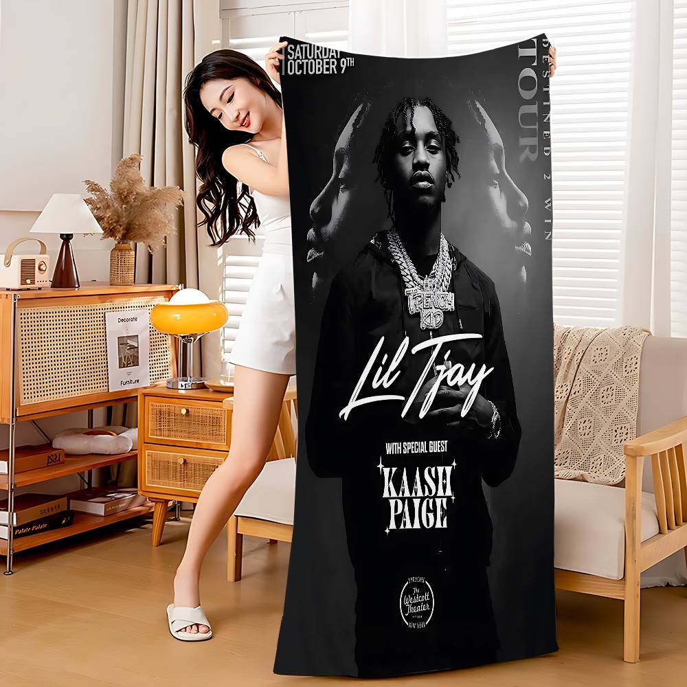 Lil Tjay Pop Rapper Beach Towel Colorful Bath Towels For Girl Microfiber Quick Dry Sand Free Beach Yoga Spa Gym Pool W30*H60(CM)
Lil Tjay Pop Rapper Beach Towel Colorful Bath Towels For Girl Microfiber Quick Dry Sand Free Beach Yoga Spa Gym Pool W30*H60(CM)