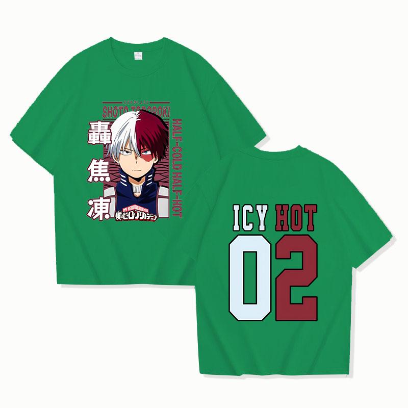 Funny Todoroki Shoto Print T-shirt Summer Anime Pattern T Shirt Women Men Short Sleeve Loose Shirts 4XL
Funny Todoroki Shoto Print T-shirt Summer Anime Pattern T Shirt Women Men Short Sleeve Loose Shirts 4XL