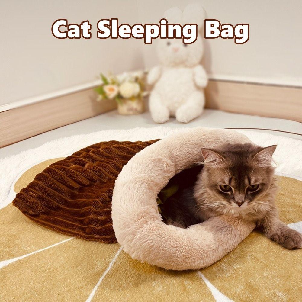 Winter Cat Sleeping Bag Soft Warm Closed Pet House New Striped Cat Bed for Puppy Kitten 50 x 48 cm сірий
Winter Cat Sleeping Bag Soft Warm Closed Pet House New Striped Cat Bed for Puppy Kitten 50 x 48 cm сірий