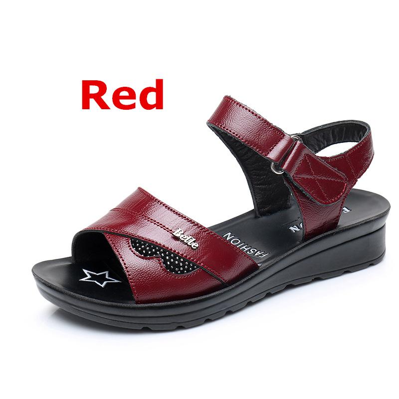Женские Мать Пожилые Женские Сандалии Обувь Коровья Натуральная Кожа Повседневные ПУ Липучка Летний Пляж Прохладные Размер 35-41 HD-B01 35 красный
Женские Мать Пожилые Женские Сандалии Обувь Коровья Натуральная Кожа Повседневные ПУ Липучка Летний Пляж Прохладные Размер 35-41 HD-B01 35 красный