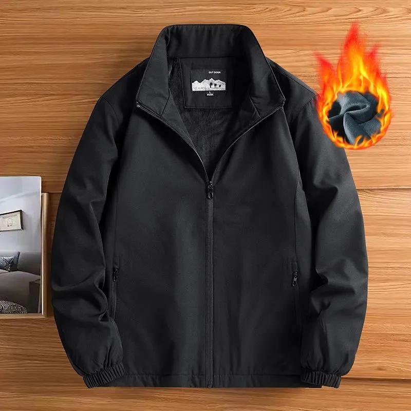 Men s Autumn and Winter Padded and Thickened Warm Jacket Solid Color Simple Loose Punching Jacket 5XL чорний
Men s Autumn and Winter Padded and Thickened Warm Jacket Solid Color Simple Loose Punching Jacket 5XL чорний