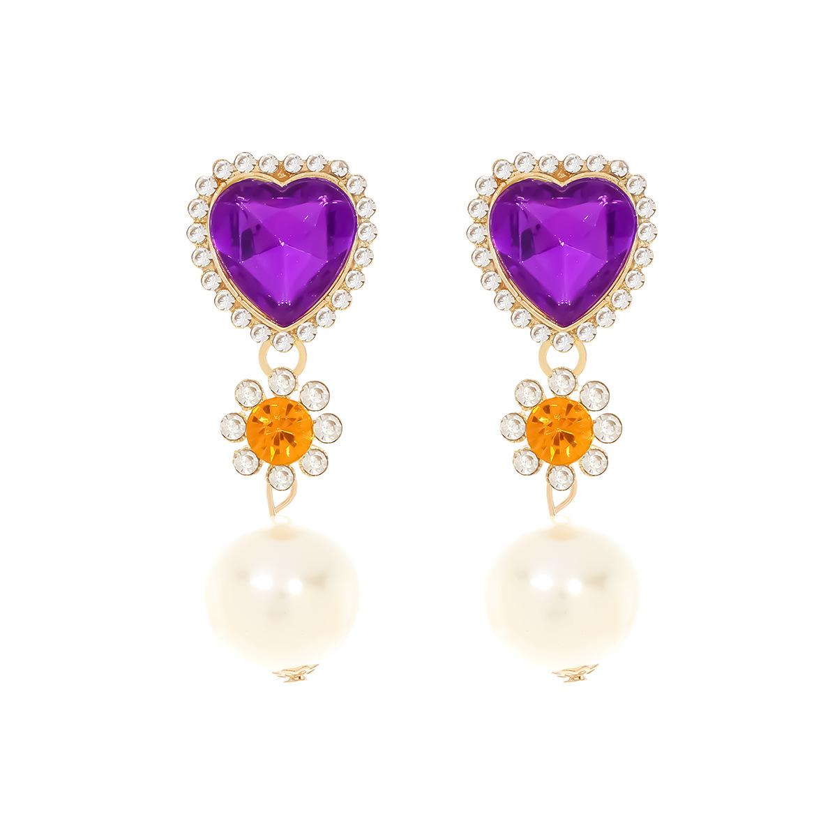 Metal Rhinestone Heart Geometric Dangle Earrings Women s New Simple Trend Design Zircon Party AccessoriesZAA різнокольоровий
Metal Rhinestone Heart Geometric Dangle Earrings Women s New Simple Trend Design Zircon Party AccessoriesZAA різнокольоровий