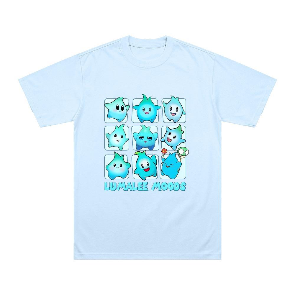 Lumaleees Moods T-shirts Anime Star Cartoon Print Clothing Cotton Round Neck Short Sleeve Top Unisex Y2K Casual Tee XXXXXL чорний
Lumaleees Moods T-shirts Anime Star Cartoon Print Clothing Cotton Round Neck Short Sleeve Top Unisex Y2K Casual Tee XXXXXL чорний
