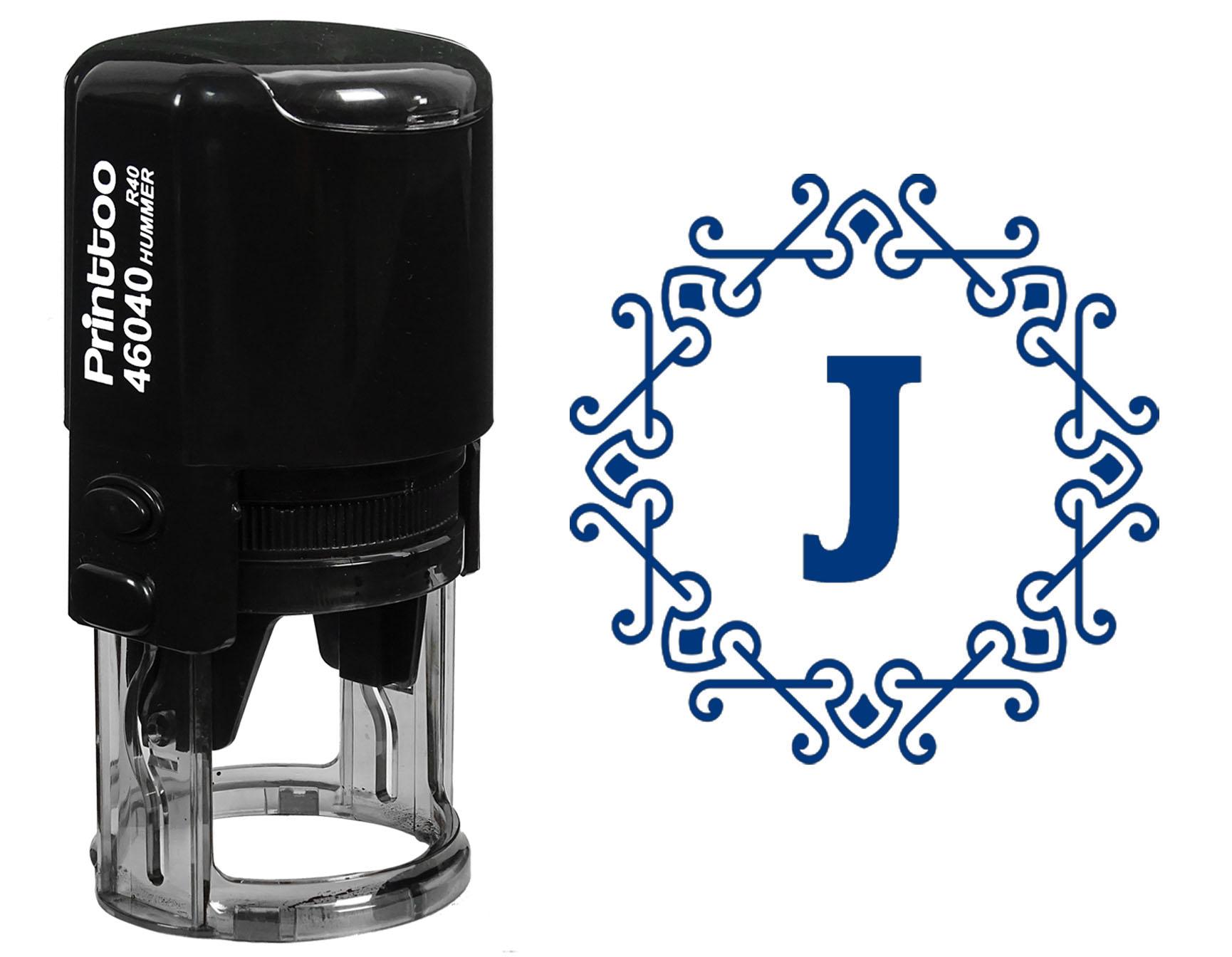 Printtoo R-40 Self Inking Alphabet J Monogram Octagon Celtic Swirl Frame Rubber Stamp Office 30 mm Diameter (Approx) синій
Printtoo R-40 Self Inking Alphabet J Monogram Octagon Celtic Swirl Frame Rubber Stamp Office 30 mm Diameter (Approx) синій