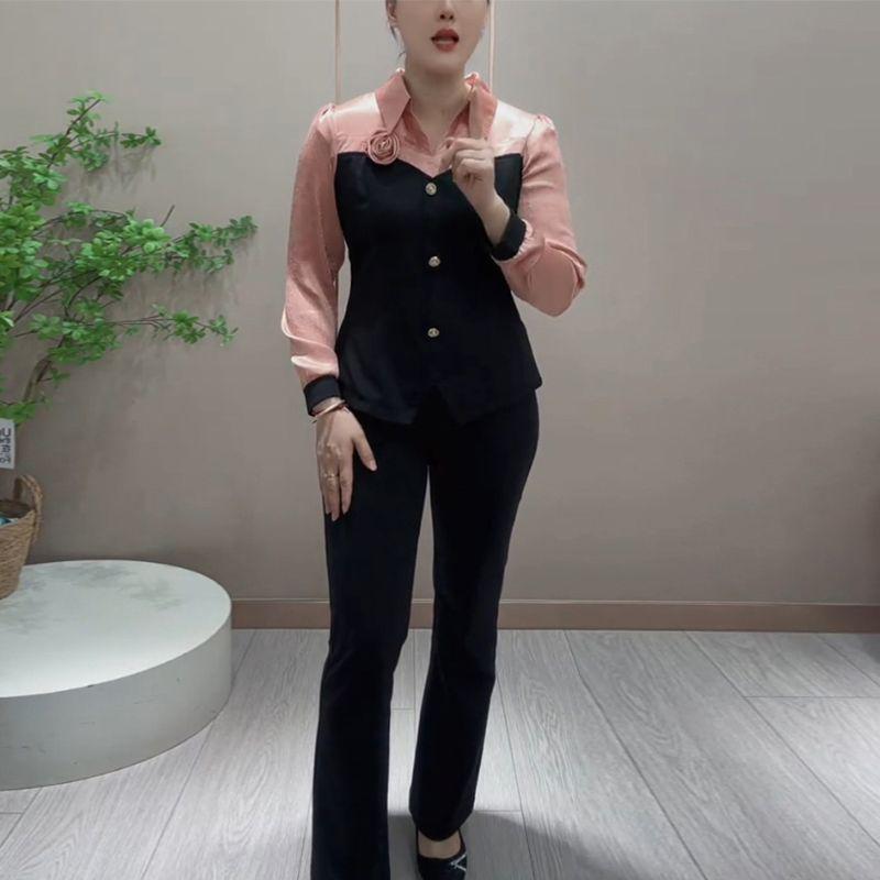 2025 Spring Women s Fashion: Stylish Tummy-Slimming Patchwork Top & Casual Pants Set 4XL for 145-160 jin
2025 Spring Women s Fashion: Stylish Tummy-Slimming Patchwork Top & Casual Pants Set 4XL for 145-160 jin