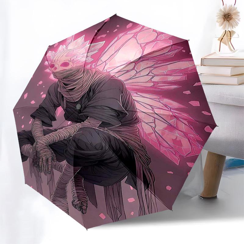 1pc Crystal Wings Automatic Opening/Closing Umbrella with Pink Petals, Portable Folding Design, 8-Bone Iron Frame Outdoor Umbrella for Fans, Travelers
1pc Crystal Wings Automatic Opening/Closing Umbrella with Pink Petals, Portable Folding Design, 8-Bone Iron Frame Outdoor Umbrella for Fans, Travelers