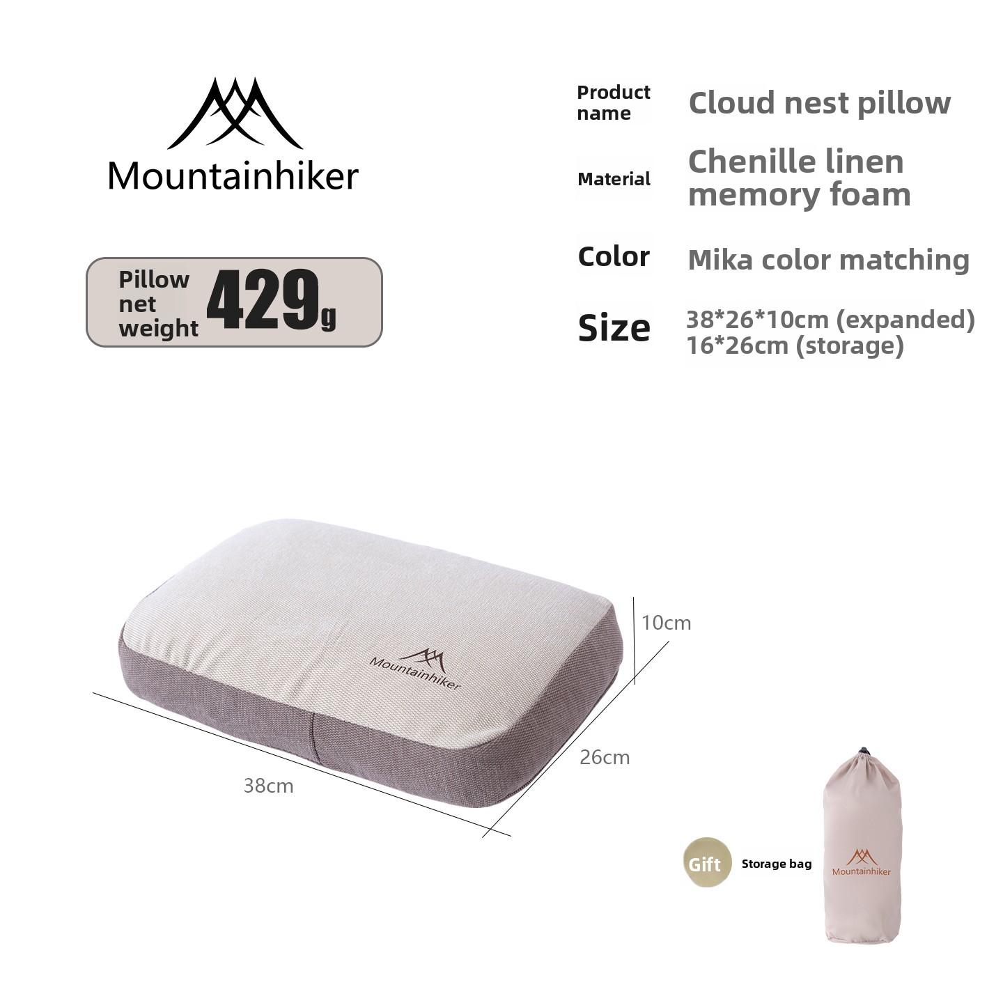 Mountainhiker Memory Foam Pillow for Camping Outdoor Sleeping Equipment Convenient Storage Lunch Break Pillow Cotton Material белый
Mountainhiker Memory Foam Pillow for Camping Outdoor Sleeping Equipment Convenient Storage Lunch Break Pillow Cotton Material белый