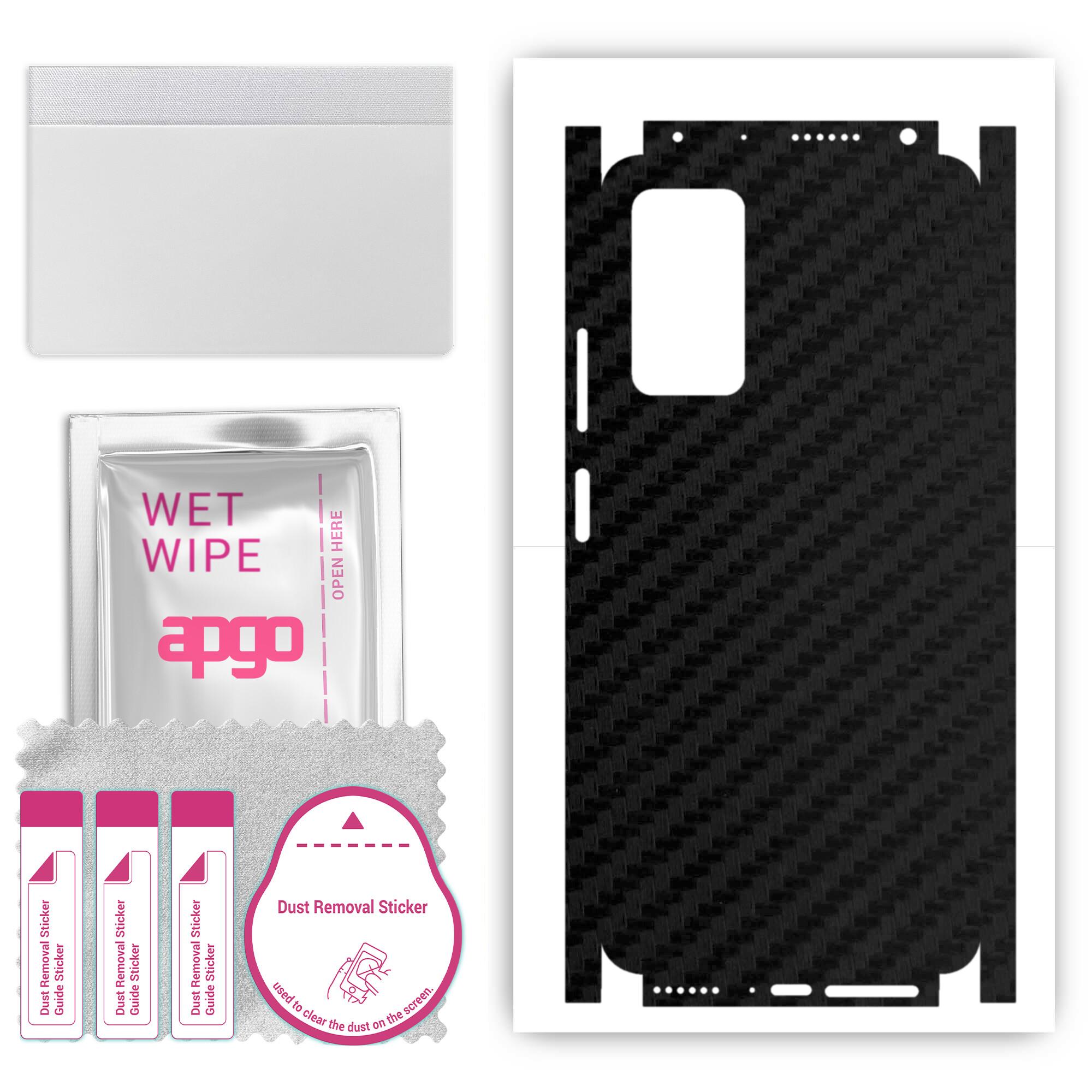 apgo Захисна наклейка Skin для задньої та бокової сторони, сумісна з Xiaomi Redmi Note 11 Pro, Full Wrap Film, Foil, Vinyl - Pattern Carbon Black
apgo Захисна наклейка Skin для задньої та бокової сторони, сумісна з Xiaomi Redmi Note 11 Pro, Full Wrap Film, Foil, Vinyl - Pattern Carbon Black