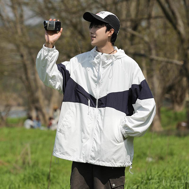 Ultra-Light Waterproof Patchwork Skin Jacket for Youth Couples - White, Gray, Mint Green 4XL
Ultra-Light Waterproof Patchwork Skin Jacket for Youth Couples - White, Gray, Mint Green 4XL
