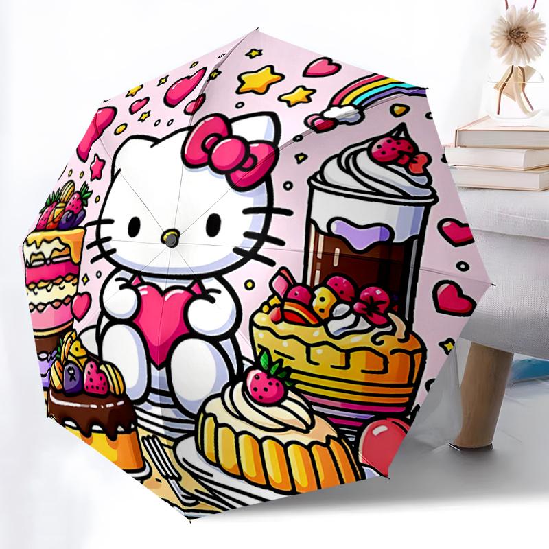 1pc Hello Kitty Automatic Folding Umbrella - Portable 3-Fold Design with 8-Bone Iron Frame, Perfect for Fans, Travelers, Everyday Use, and Festive Gif
1pc Hello Kitty Automatic Folding Umbrella - Portable 3-Fold Design with 8-Bone Iron Frame, Perfect for Fans, Travelers, Everyday Use, and Festive Gif