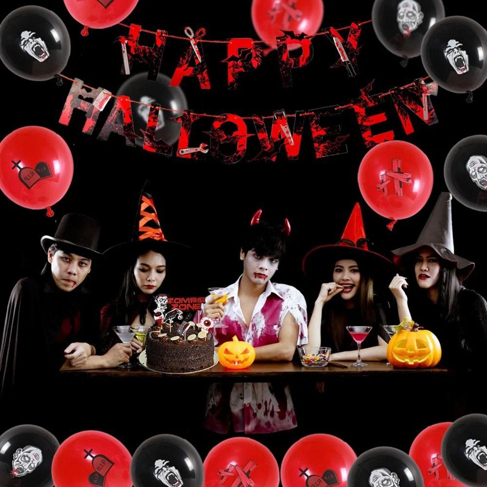 Prank Halloween Balloon Flag Set Game Halloween Decoration Halloween Props Haunted House style 2
Prank Halloween Balloon Flag Set Game Halloween Decoration Halloween Props Haunted House style 2