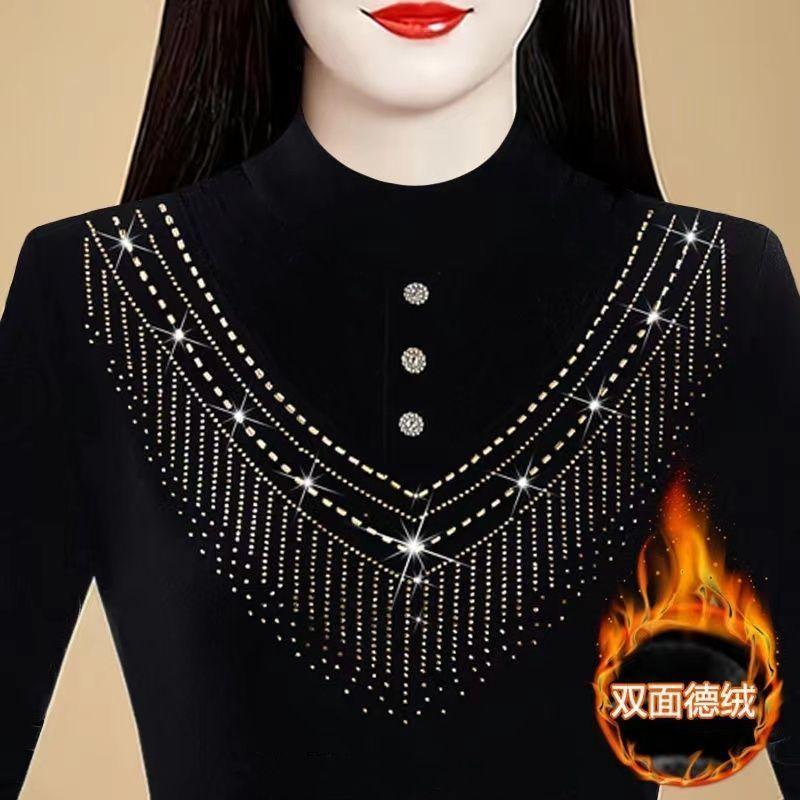 Женская Новая Мода и Универсальная Приталенная Водолазка с Полувысоким Воротником и Длинным Рукавом, Теплая Осенне-Зимняя Утепленная Бархатная Базовая Рубашка 4XL чёрный
Женская Новая Мода и Универсальная Приталенная Водолазка с Полувысоким Воротником и Длинным Рукавом, Теплая Осенне-Зимняя Утепленная Бархатная Базовая Рубашка 4XL чёрный