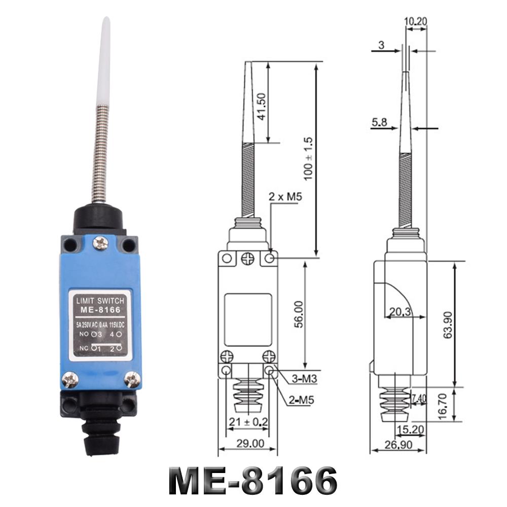 ME 8104 8108 8111 8122 9101 ЧПУ Мікро Миттєвий Кінцевий Вимикач 5A/220V Обертовий Важіль-Ролик Герметичний Промисловий Верстатний Кінцевий Вимикач
ME 8104 8108 8111 8122 9101 ЧПУ Мікро Миттєвий Кінцевий Вимикач 5A/220V Обертовий Важіль-Ролик Герметичний Промисловий Верстатний Кінцевий Вимикач