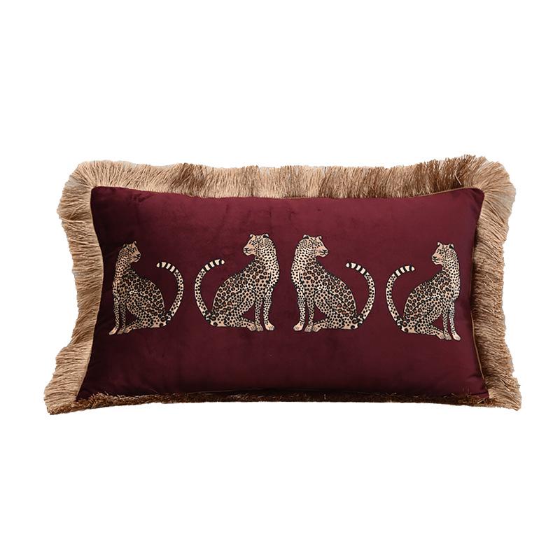 Скандинавская роскошная наволочка с леопардовым принтом и золотой кисточкой для дивана в гостиной 30x50 CM Pillowcase
Скандинавская роскошная наволочка с леопардовым принтом и золотой кисточкой для дивана в гостиной 30x50 CM Pillowcase