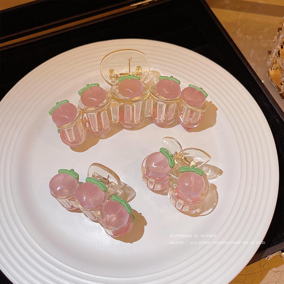 3 шт. Зажим-краб персикового цвета, дизайн высокого класса, женский, розовый кристалл, сен, женская заколка для волос, супер фея, новый стиль Size fits all
3 шт. Зажим-краб персикового цвета, дизайн высокого класса, женский, розовый кристалл, сен, женская заколка для волос, супер фея, новый стиль Size fits all