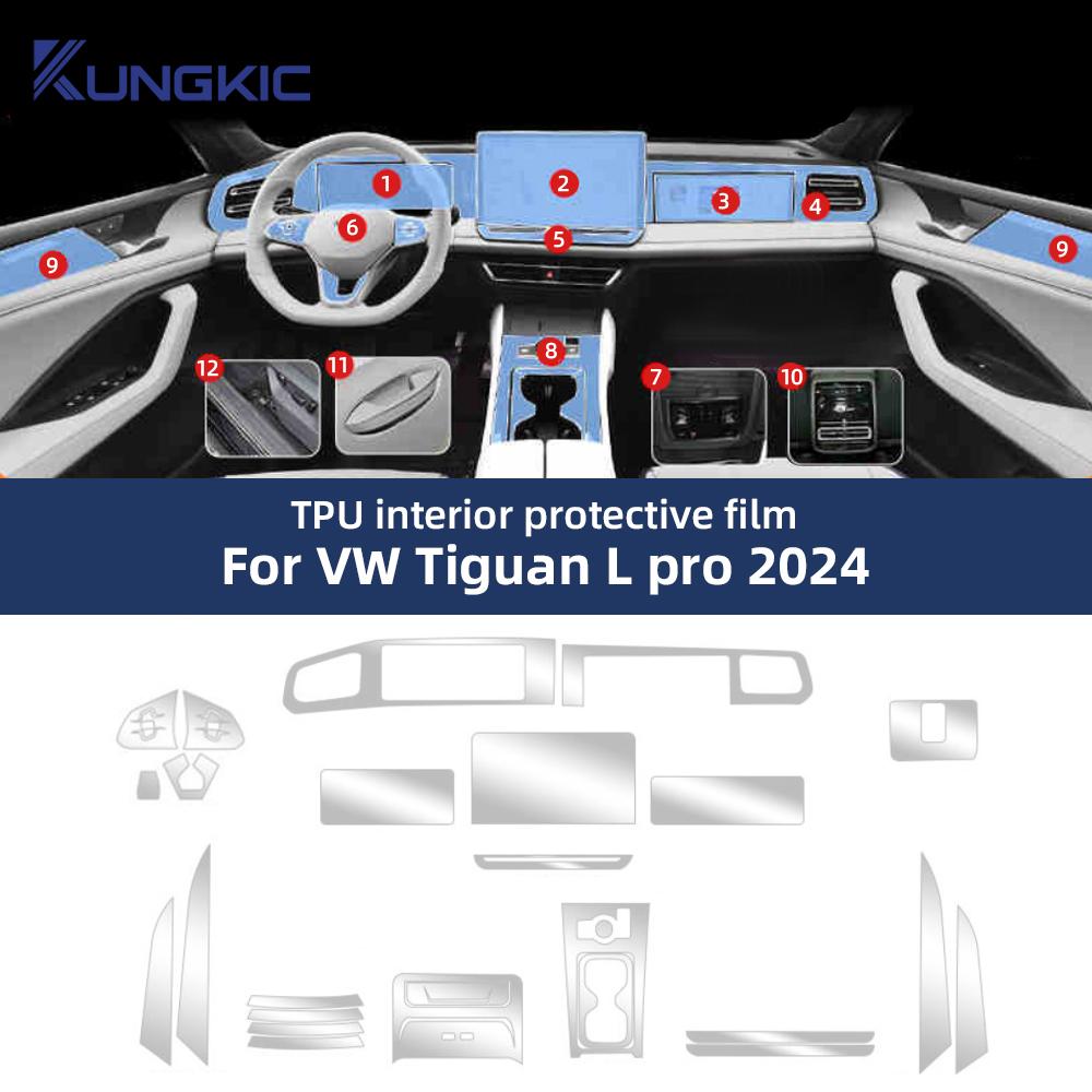 For Volkswagen Tiguan L Pro VW 2024 2025 TPU Protective Film Clear Interior Center Console Gear Panel Anti-scratch Accessories for Tiguan L Pro
For Volkswagen Tiguan L Pro VW 2024 2025 TPU Protective Film Clear Interior Center Console Gear Panel Anti-scratch Accessories for Tiguan L Pro