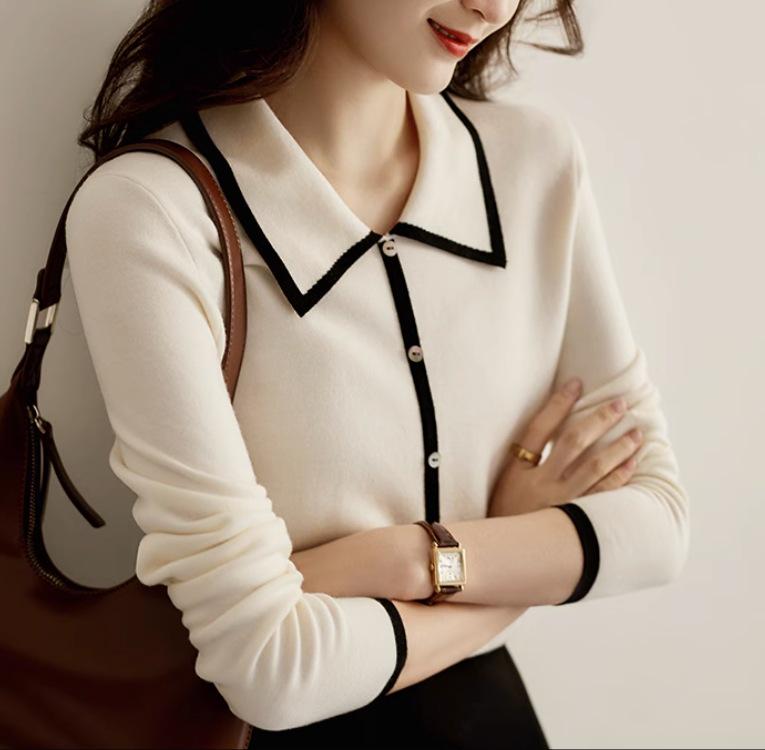 2026 Women s Color Block Patchwork Knit Sweater - Long Sleeve Lapel Design for Spring/Autumn One Size белый
2026 Women s Color Block Patchwork Knit Sweater - Long Sleeve Lapel Design for Spring/Autumn One Size белый