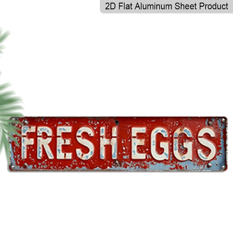 2D Flat, 1pc, Fresh Eggs Metal Sign, Aluminum Decorative Sign, Novelty Street Sign, Home Decor, Room Decor, Wall Decor, Restaurant Decor, Bar 40cm x 10cm
2D Flat, 1pc, Fresh Eggs Metal Sign, Aluminum Decorative Sign, Novelty Street Sign, Home Decor, Room Decor, Wall Decor, Restaurant Decor, Bar 40cm x 10cm