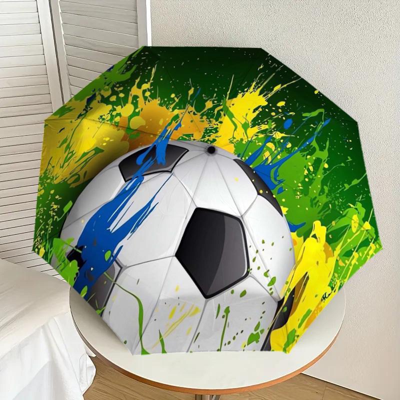 1pc Soccer Ball with Colorful Splashes Umbrella with Plastic Handle,Suitable for All Seasons Home Travel Outdoor UmbrellaDD448
1pc Soccer Ball with Colorful Splashes Umbrella with Plastic Handle,Suitable for All Seasons Home Travel Outdoor UmbrellaDD448