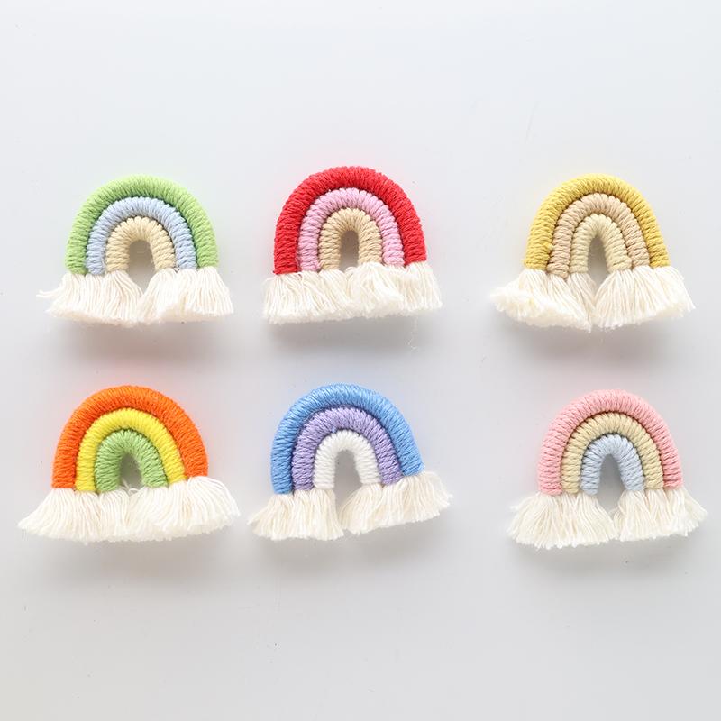 New Creativity Rainbow Fridge Magnets Hand knitting Bohemian Style Tassel Fixed Photo Home Decor Colorful Magnetic Decoration
New Creativity Rainbow Fridge Magnets Hand knitting Bohemian Style Tassel Fixed Photo Home Decor Colorful Magnetic Decoration
