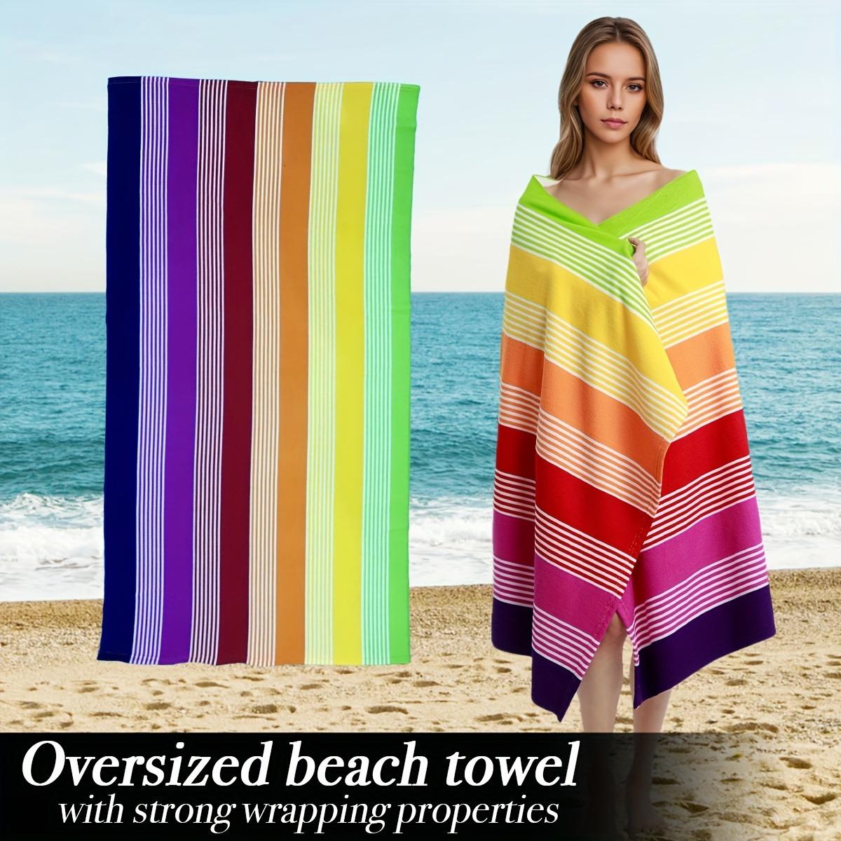 Colorful Oversized Beach Towel: Wrap Yourself in Style! Suitable for towels, bath towels, beach towels W30*H60(CM)
Colorful Oversized Beach Towel: Wrap Yourself in Style! Suitable for towels, bath towels, beach towels W30*H60(CM)