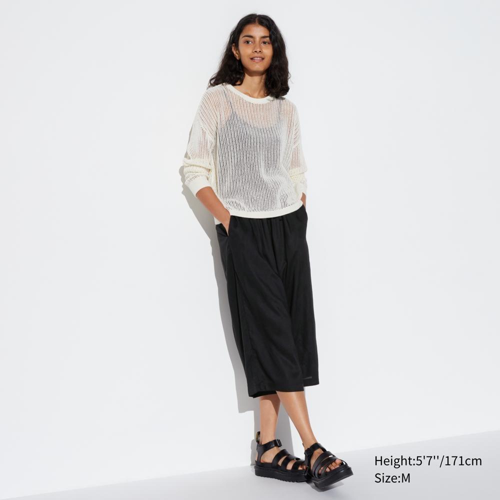 УКОРОЧЕННЫЕ БРЮКИ UNIQLO RAYON RELACO (ОБЫЧНАЯ) 
УКОРОЧЕННЫЕ БРЮКИ UNIQLO RAYON RELACO (ОБЫЧНАЯ)